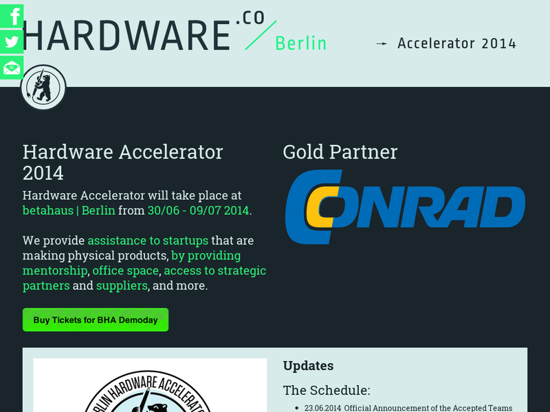 Images from Berlin Hardware Accelerator