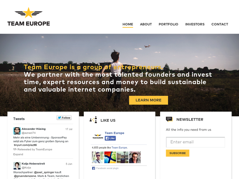 Images from Team Europe Ventures
