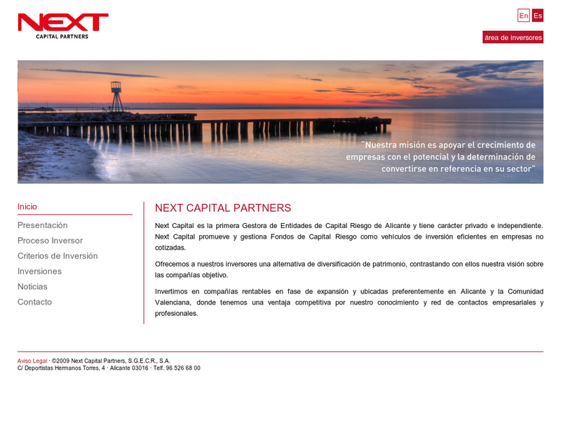 Images from Next Capital Partners SGECR, SA