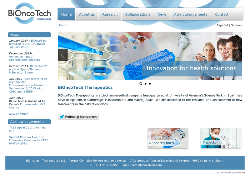 Images from BiOncotech Therapeutics