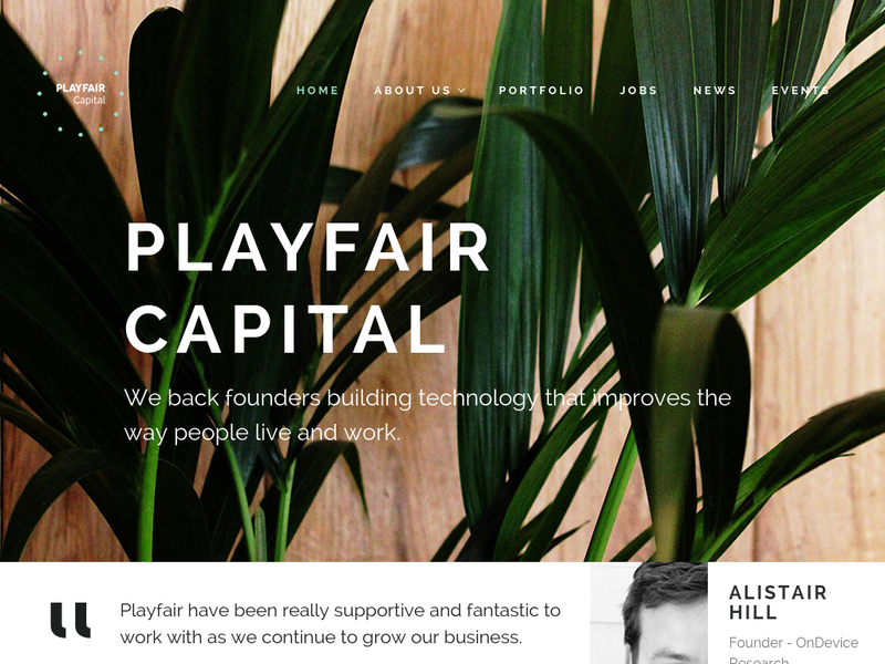 Images from Playfair Capital