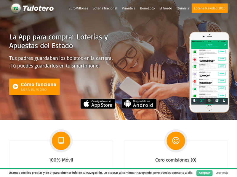 Images from TuLotero - App de Lotería