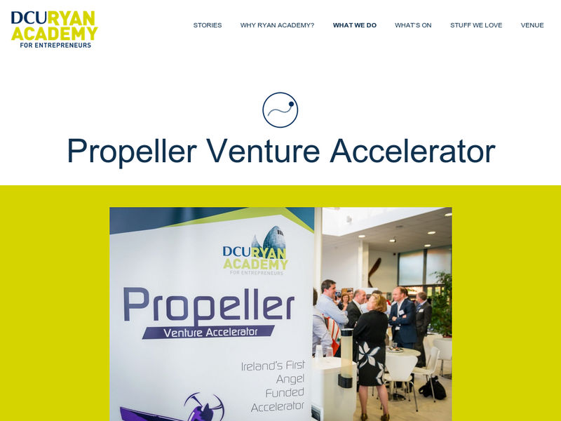 Images from DCU Ryan Academy’s Propeller Venture Accelerator