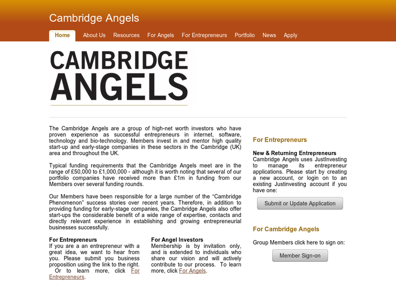 Images from Cambridge Angels