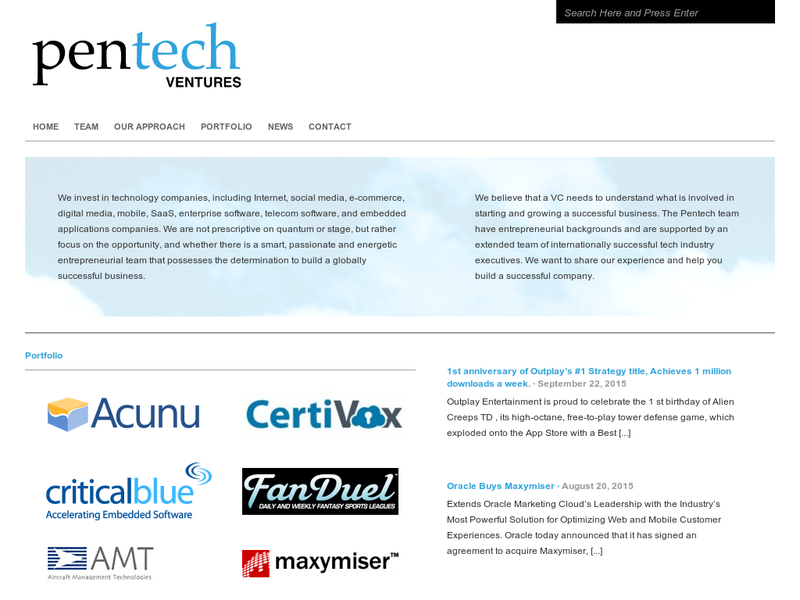 Images from Pentech Ventures
