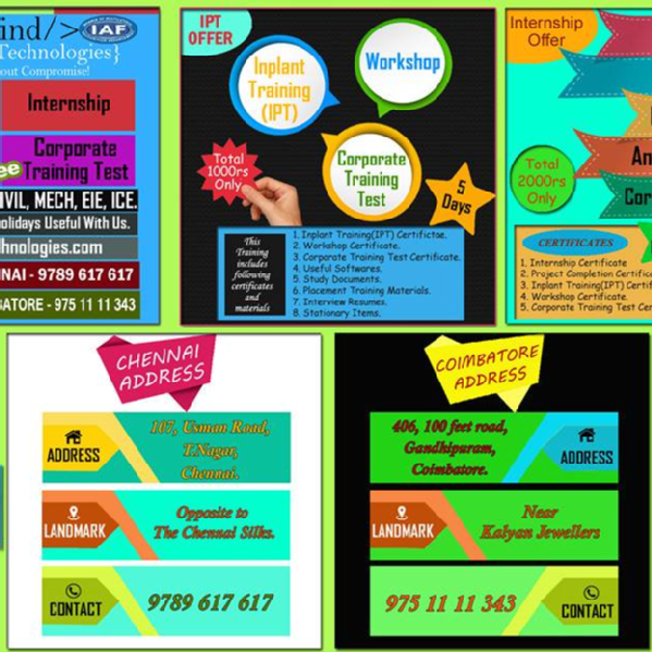 inplant training in coimbatore