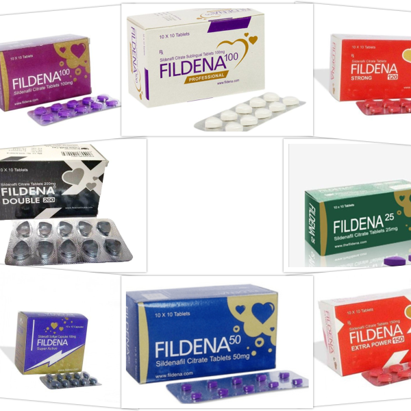 Fildena 25, 50, 100, 120, 150, 200 mg | Fildena Professional | Double