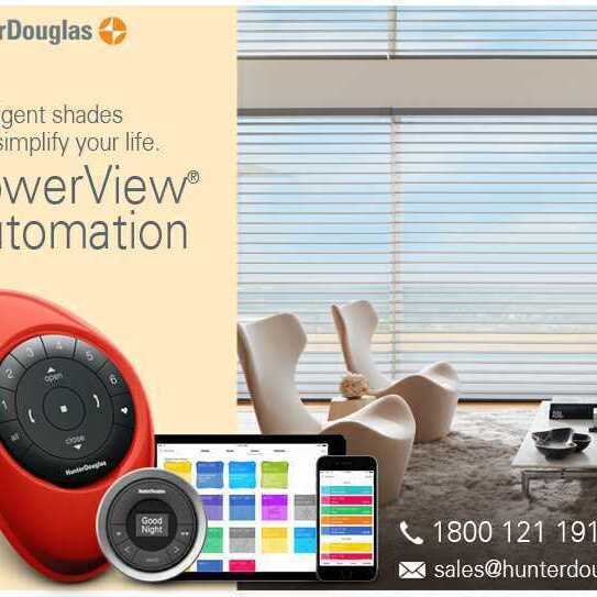 Buy Designer Automatic Window Blinds - Hunter Douglas