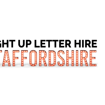Light Up Letter Hire Staffordshire