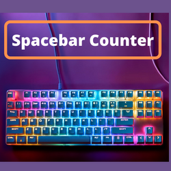 Spacebar Counter, Spacce Bar Counter