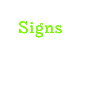 H3ving Healthy Habits - Know the Signs