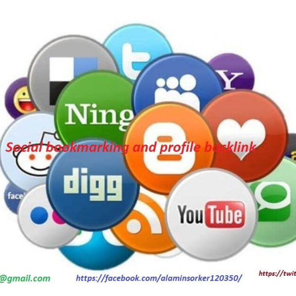 Social bookmarking and profile backlink
