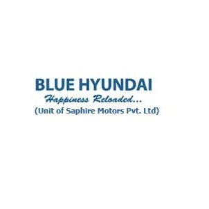 Blue Hyundai