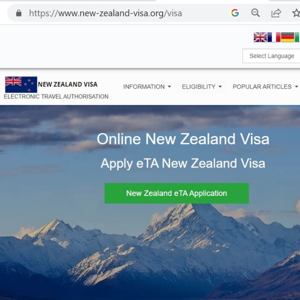 NEW ZEALAND  Official Government Immigration Visa Application FROM LAOS ONLINE - ການຍື່ນຂໍວີຊາຢ່າງເປັນທາງການຂອງລັດຖະບານນິວຊີແລນ - NZETA