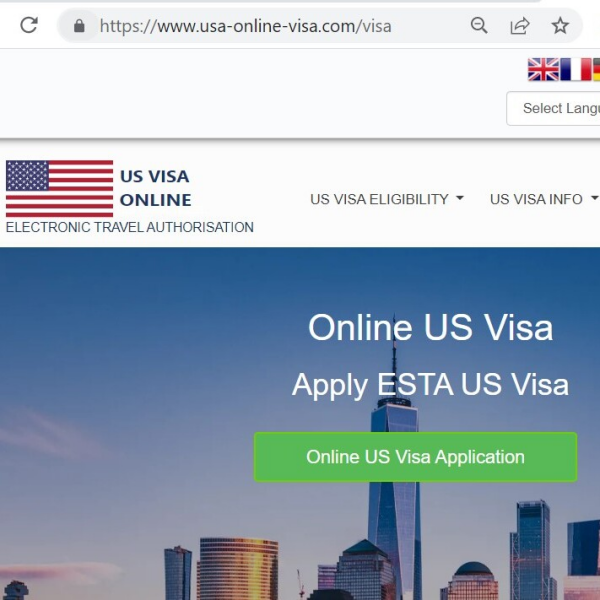 USA  Official United States Government Immigration Visa Application Online FROM BELGIUM AND GERMANY  - Online-Visumantrag der US-Regierung - ESTA USA