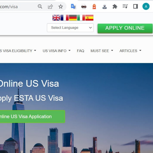USA  Official United States Government Immigration Visa Application Online FROM DENMARK  - Amerikansk regering visumansøgning online - ESTA USA