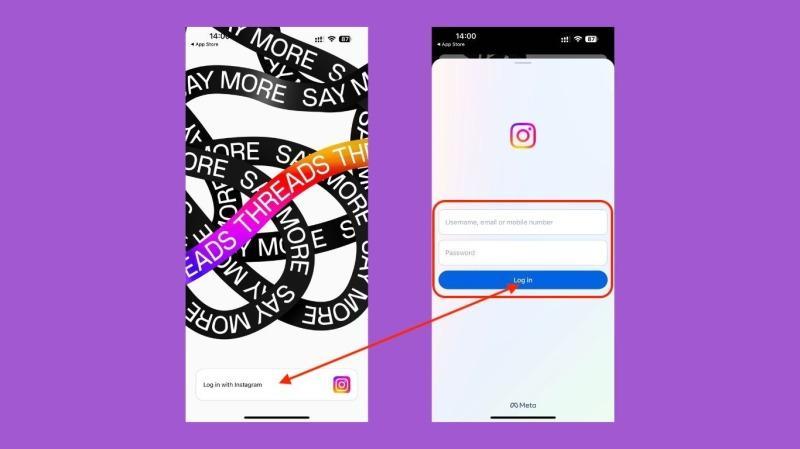 Images from Threads Login