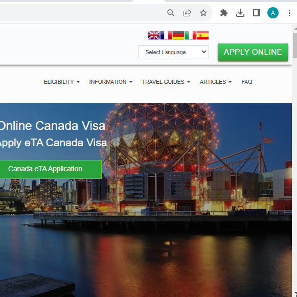 CANADA  Official Government Immigration Visa Application Online NETHERLANDS CITIZENS - Online visumaanvraag voor Canada - officieel visum