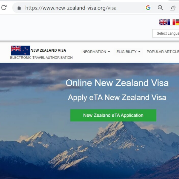 NEW ZEALAND  Official Government Immigration Visa Application Online FROM ALBANIA - Aplikimi zyrtar i qeverisë për vizë në Zelandën e Re - NZETA