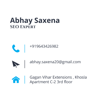 Abhay Saxena  Local SEO Services Expert In Delhi