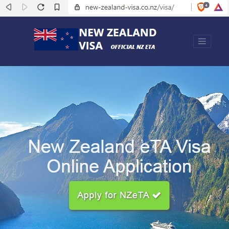FOR AMERICAN AND MIDDLE EASTERN CITIZENS - NEW ZEALAND New Zealand Governemnt ETA Visa - NZeTA Visitor Visa Online Application - ویزای نیوزیلند آنلاین - ویزای رسمی دولت نیوزلند - NZETA