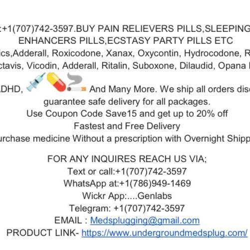 Buy Oxycodone 30mg overnight delivery USA+1(707)742-3597