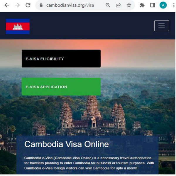 FOR JAPANESE CITIZENS - CAMBODIA Easy and Simple Cambodian Visa - Cambodian Visa Application Center - カンボジア観光・商用ビザ申請センター