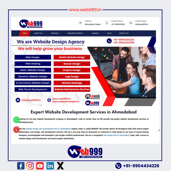 Images from Web999 - Top Website Development and website designing company Ahmedabad