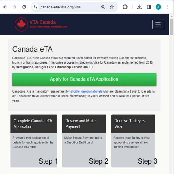FOR CHINESE CITIZENS - CANADA  Official Canadian ETA Visa Online - Immigration Application Process Online  - 在线加拿大签证申请 官方签证