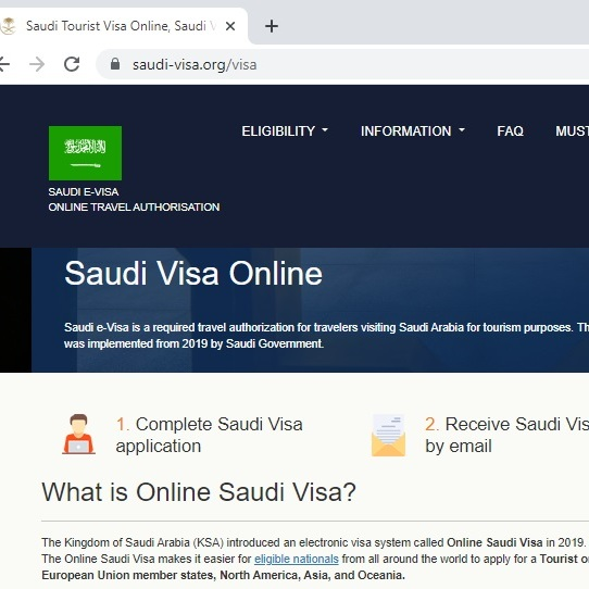 SAUDI Kingdom of Saudi Arabia Official Visa Online - Saudi Visa Online Application - SAUDI Araabia ametlik rakenduskeskus