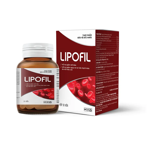 LIPOFIL giảm mỡ máu, trị tăng huyết áp, Đặt mua Website chính hãng