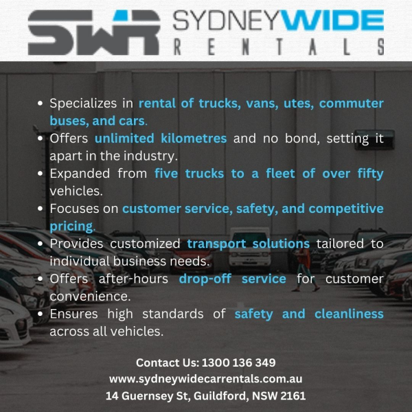 Sydney Wide Car Rentals