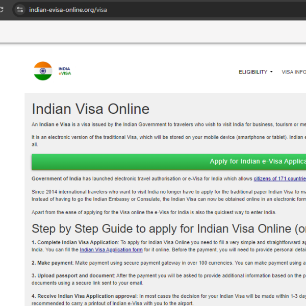 FROM BRAZIL - INDIAN ELECTRONIC VISA