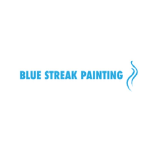 Blue Streak Painting