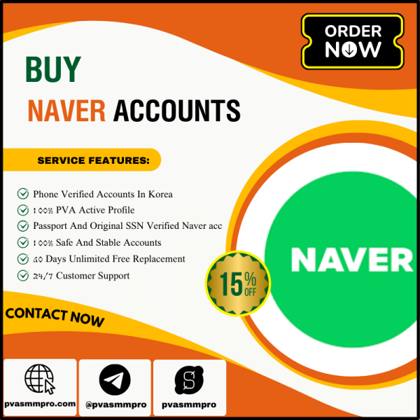 Top 3 Website To Buy Naver Accounts- 100% verified