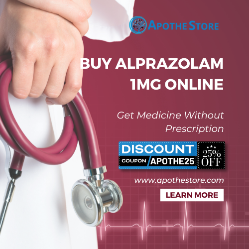 Buy Alprazolam 1mg To Treat Anxiety Disorder