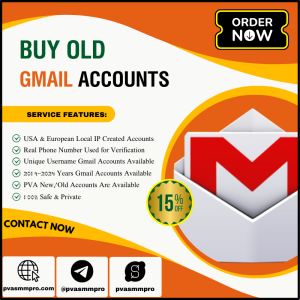 Buy Gmail Accounts | Old Gmail Accounts For Sale {Verified}