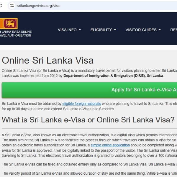 FOR CZECH CITIZENS - SRILANKA  Sri Lanka Online Visa Immigration Office | Visa for Tourism and Business - Přistěhovalectví online srílanské vízum | Centrum pro víza a turistické žádosti