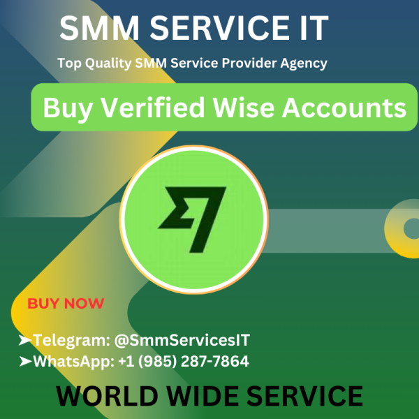 Best Selling Side To Buy Verified Wise Accounts ( New & Old )