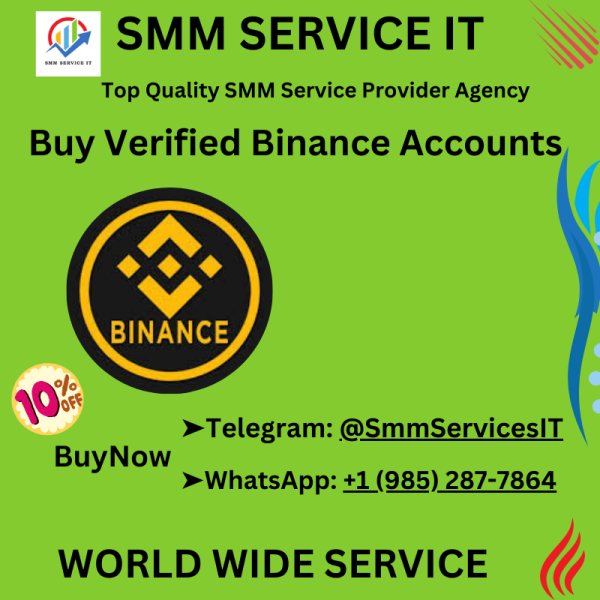 Top 3 Sites Verified Binance Accounts (personal AND business) SmmservicIT