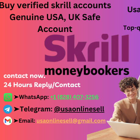 Top 15 Site To Buy, Verified Skrill Accounts 2025