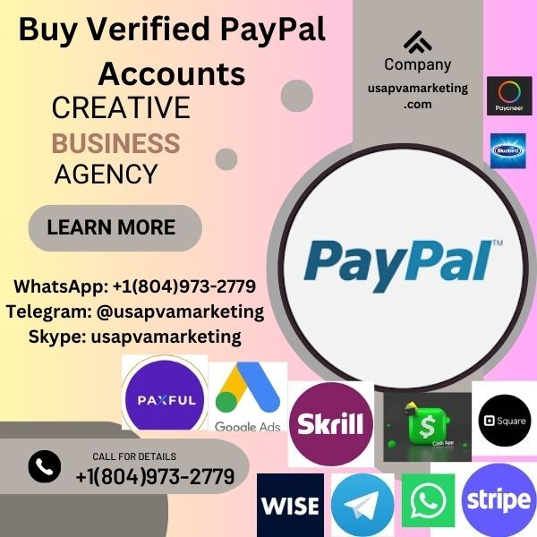 Buy Verified PayPal Accounts 2024-2025