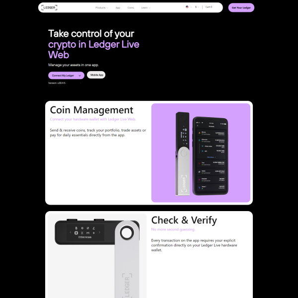 Ledger.com/start