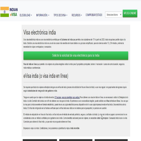 FOR SPANISH CITIZENS -   INDIAN ELECTRONIC VISA  Indian Visa Center for Tourist and Business Visa - Online Visa Process - Autoridad oficial india de visas electrónicas para negocios y turismo