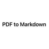 PDF to Markdown