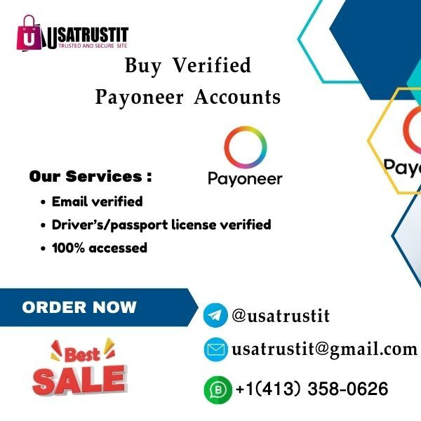 Buy Verified Payoneer Accounts - 100% Best Quality.