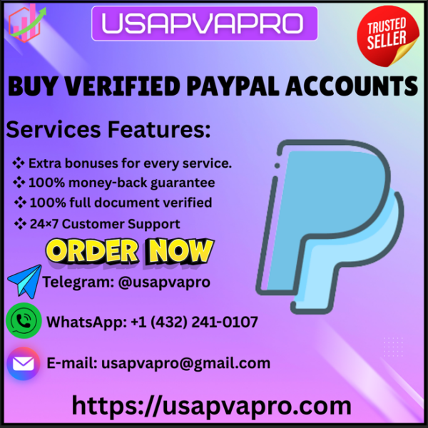 How And Where To Purchase, Verified PayPal Accounts (Cheap & Reliable) Price Then I will give you