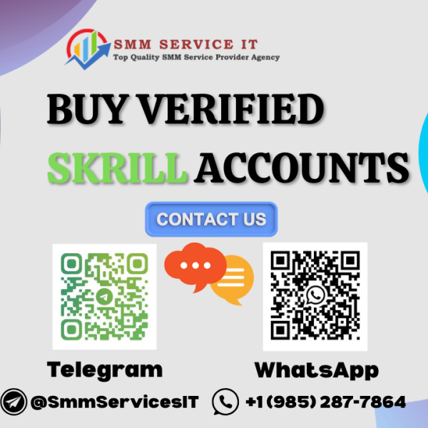 Top 3 Sites to Buy Verified Skrill  Account: (Instant and 2d Payout)
