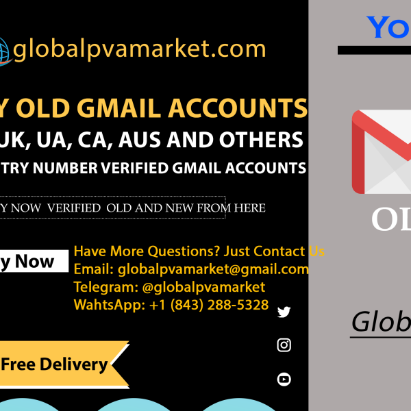 Buy Old Gmail Accounts | PVA Gmail Accounts