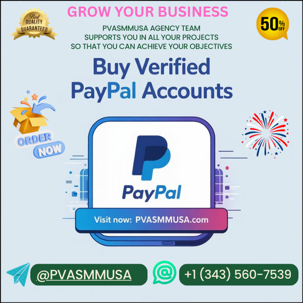 2.5 Best Sites To  Buy, Verified PayPal Account In 2025